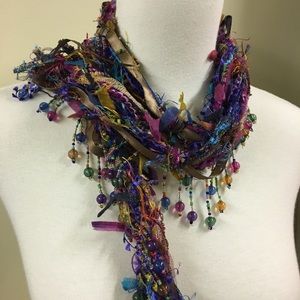 Beaded scarf / necklace